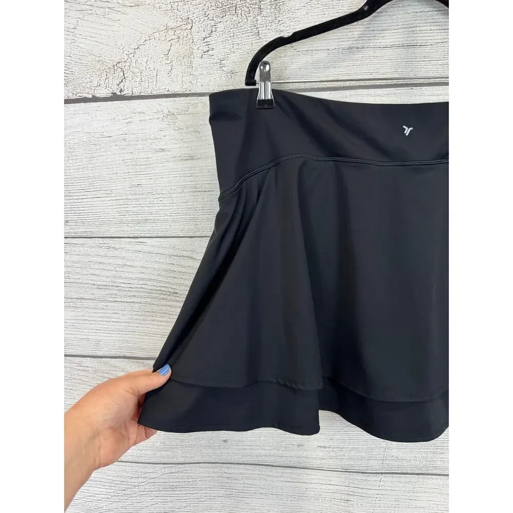 Old Navy Plus Size Active Black Extra High Rise Powersoft Skort Size 3X